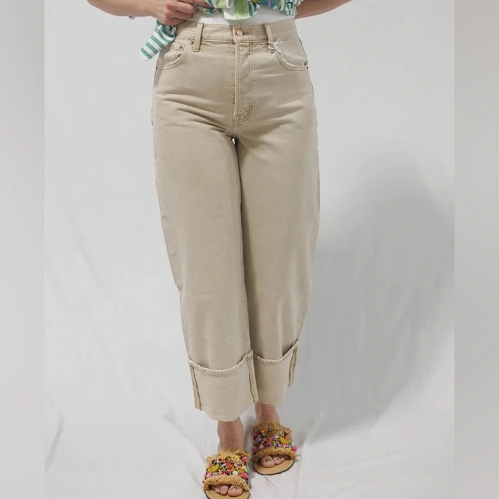 Pistola Ryder High-Rise Straight-Leg Cuffed Jeans - Picture 2 of 16